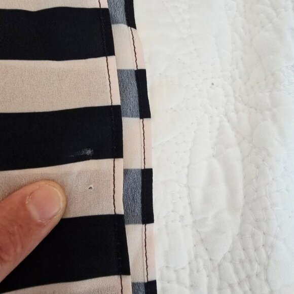 Ted Baker Women's Striped Sheer Halter Maxi Dress Size Medium Swimwear Coverup - Picture 13 of 15